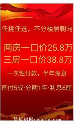 大朗沙步村小产权房《上城名都》2房总价25.8万/套楼层任选 黄江常平三镇交汇处