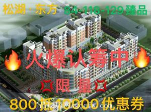 企石霞朗村6栋统建楼《松湖东方》带花园小区停车场3950元起/平